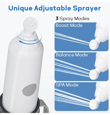 Portable Bidet Handy Toilette Electric Bidet Toilet with USB Cable Women Travel Bidet for Personal Use On The Traveling